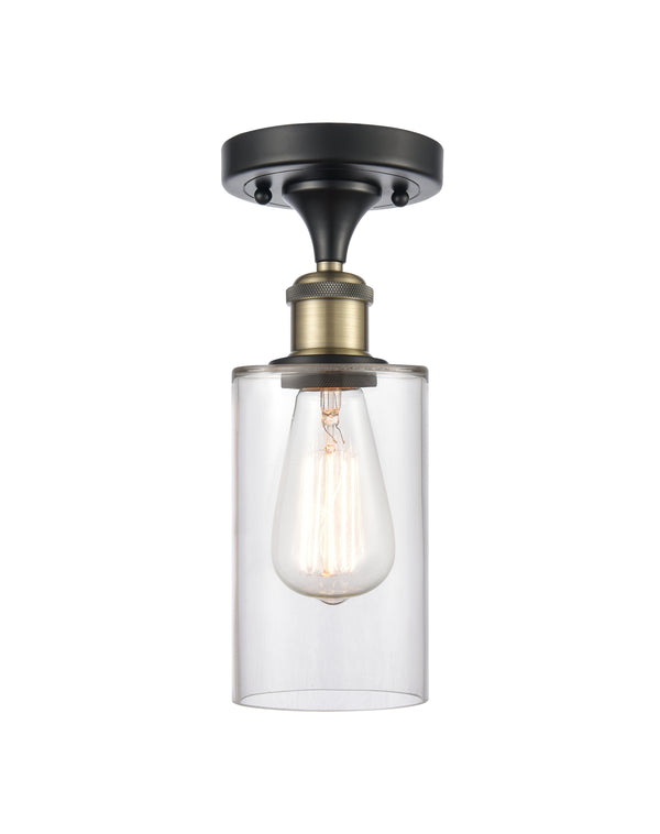 Innovations Lighting Clymer 1 Light Semi-Flush Mount Part Of The Ballston Collection 516-1C-BAB-G802-LED