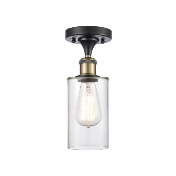 Innovations Lighting Clymer 1 Light Semi-Flush Mount Part Of The Ballston Collection 516-1C-BAB-G802