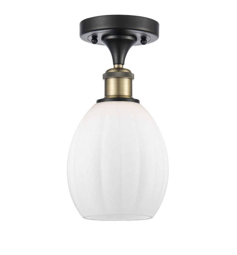 Innovations Lighting Eaton 1 Light Semi-Flush Mount Part Of The Ballston Collection 516-1C-BAB-G81-LED