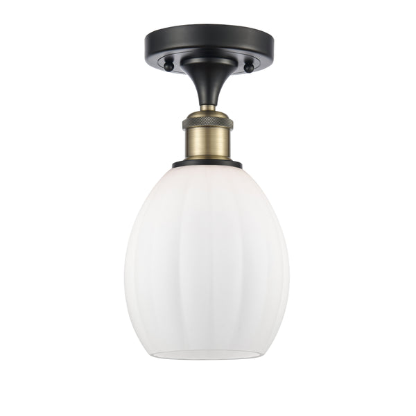 Innovations Lighting Eaton 1 Light Semi-Flush Mount Part Of The Ballston Collection 516-1C-BAB-G81
