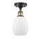 Innovations Lighting Eaton 1 Light Semi-Flush Mount Part Of The Ballston Collection 516-1C-BAB-G81