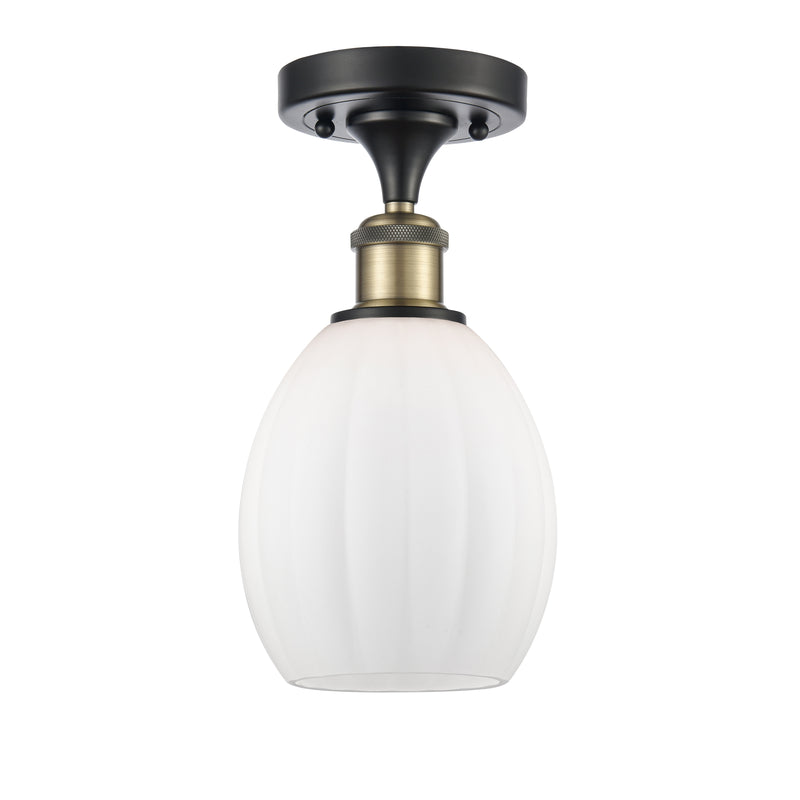 Innovations Lighting Eaton 1 Light Semi-Flush Mount Part Of The Ballston Collection 516-1C-BAB-G81