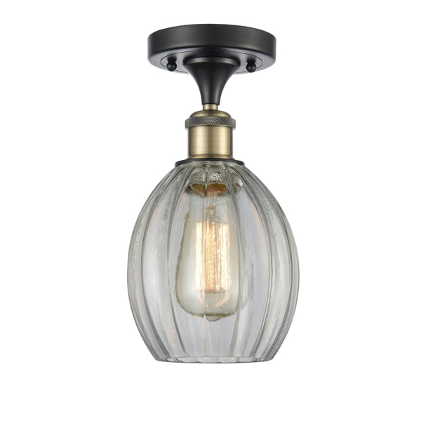 Innovations Lighting Eaton 1 Light Semi-Flush Mount Part Of The Ballston Collection 516-1C-BAB-G82