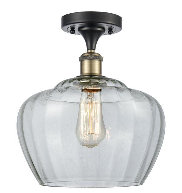 Innovations Lighting Large Fenton 1 Light Semi-Flush Mount Part Of The Ballston Collection 516-1C-BAB-G92-L-LED