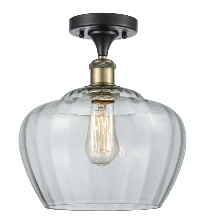 Innovations Lighting Large Fenton 1 Light Semi-Flush Mount Part Of The Ballston Collection 516-1C-BAB-G92-L-LED