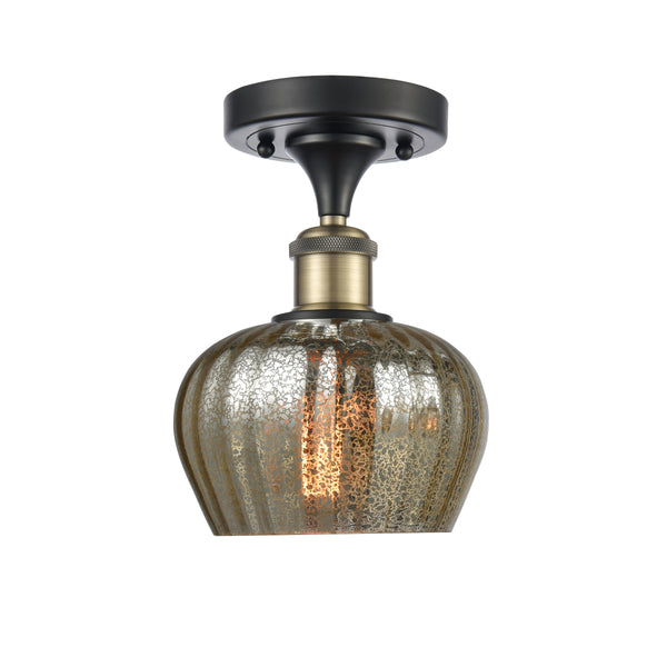 Innovations Lighting Fenton 1 Light Semi-Flush Mount Part Of The Ballston Collection 516-1C-BAB-G96