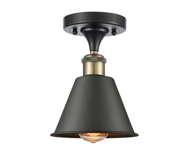 Innovations Lighting Smithfield 1 Light Semi-Flush Mount Part Of The Ballston Collection 516-1C-BAB-M8