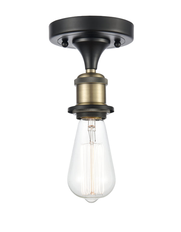 Innovations Lighting Bare Bulb 1 Light Semi-Flush Mount Part Of The Ballston Collection 516-1C-BAB-LED