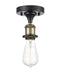 Innovations Lighting Bare Bulb 1 Light Semi-Flush Mount Part Of The Ballston Collection 516-1C-BAB-LED
