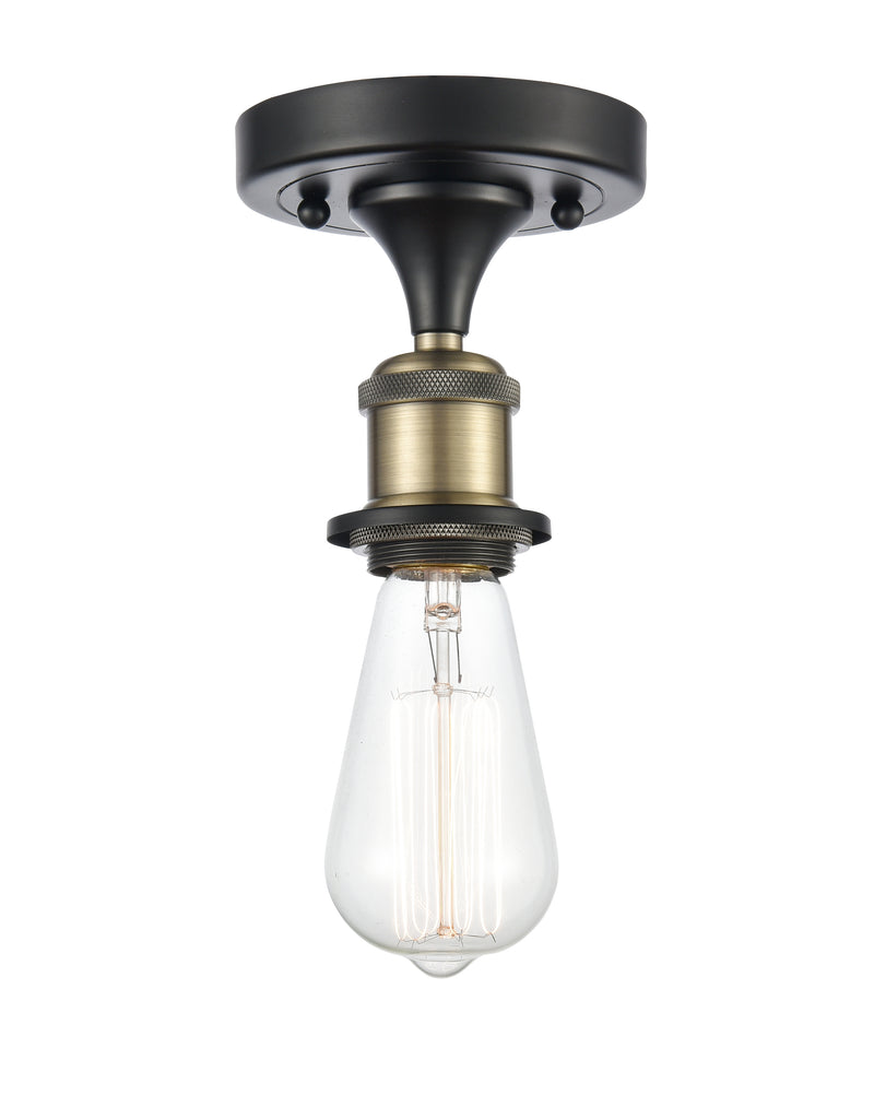 Innovations Lighting Bare Bulb 1 Light Semi-Flush Mount Part Of The Ballston Collection 516-1C-BAB-LED