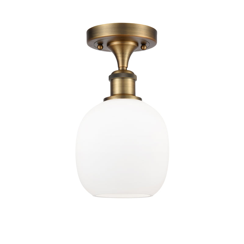 Innovations Lighting Belfast 1 Light Semi-Flush Mount Part Of The Ballston Collection 516-1C-BB-G101