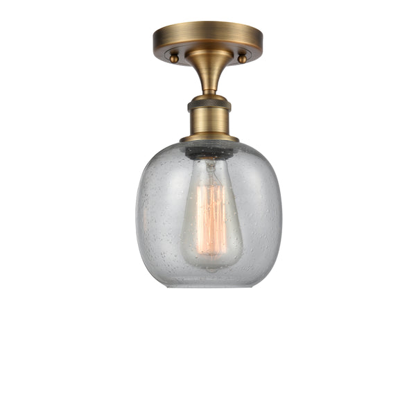 Innovations Lighting Belfast 1 Light Semi-Flush Mount Part Of The Ballston Collection 516-1C-BB-G104