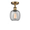 Innovations Lighting Belfast 1 Light Semi-Flush Mount Part Of The Ballston Collection 516-1C-BB-G104