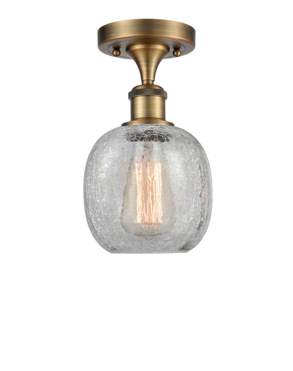 Innovations Lighting Belfast 1 Light Semi-Flush Mount Part Of The Ballston Collection 516-1C-BB-G105-LED