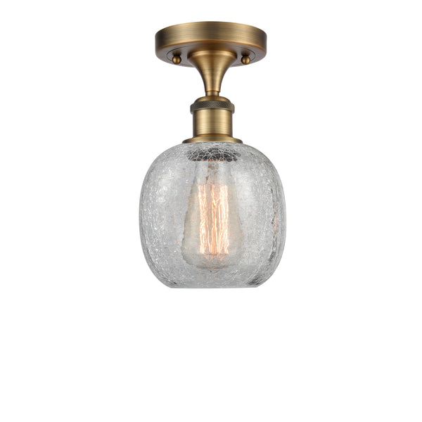 Innovations Lighting Belfast 1 Light Semi-Flush Mount Part Of The Ballston Collection 516-1C-BB-G105