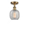 Innovations Lighting Belfast 1 Light Semi-Flush Mount Part Of The Ballston Collection 516-1C-BB-G105