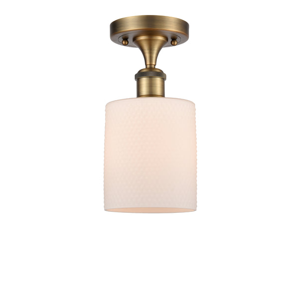 Innovations Lighting Cobbleskill 1 Light Semi-Flush Mount Part Of The Ballston Collection 516-1C-BB-G111