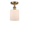 Innovations Lighting Cobbleskill 1 Light Semi-Flush Mount Part Of The Ballston Collection 516-1C-BB-G111