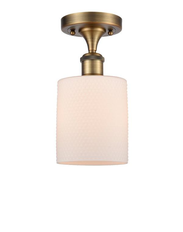 Innovations Lighting Cobbleskill 1 Light Semi-Flush Mount Part Of The Ballston Collection 516-1C-BB-G111-LED