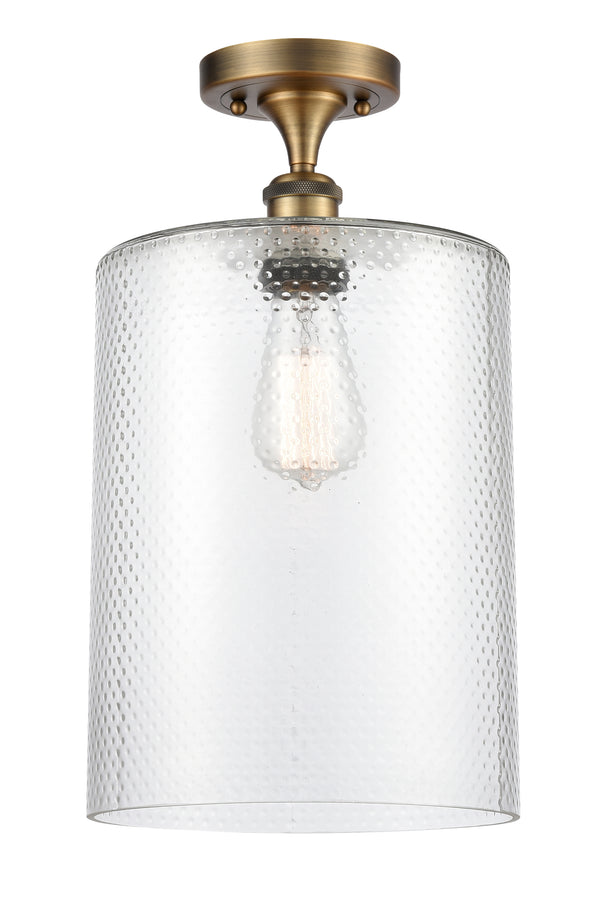 Innovations Lighting Large Cobbleskill 1 Light Semi-Flush Mount Part Of The Ballston Collection 516-1C-BB-G112-L-LED