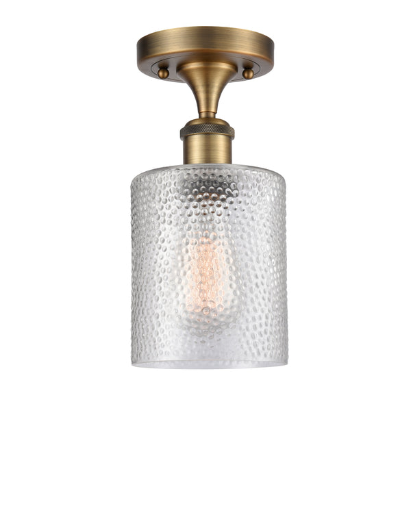 Innovations Lighting Cobbleskill 1 Light Semi-Flush Mount Part Of The Ballston Collection 516-1C-BB-G112-LED