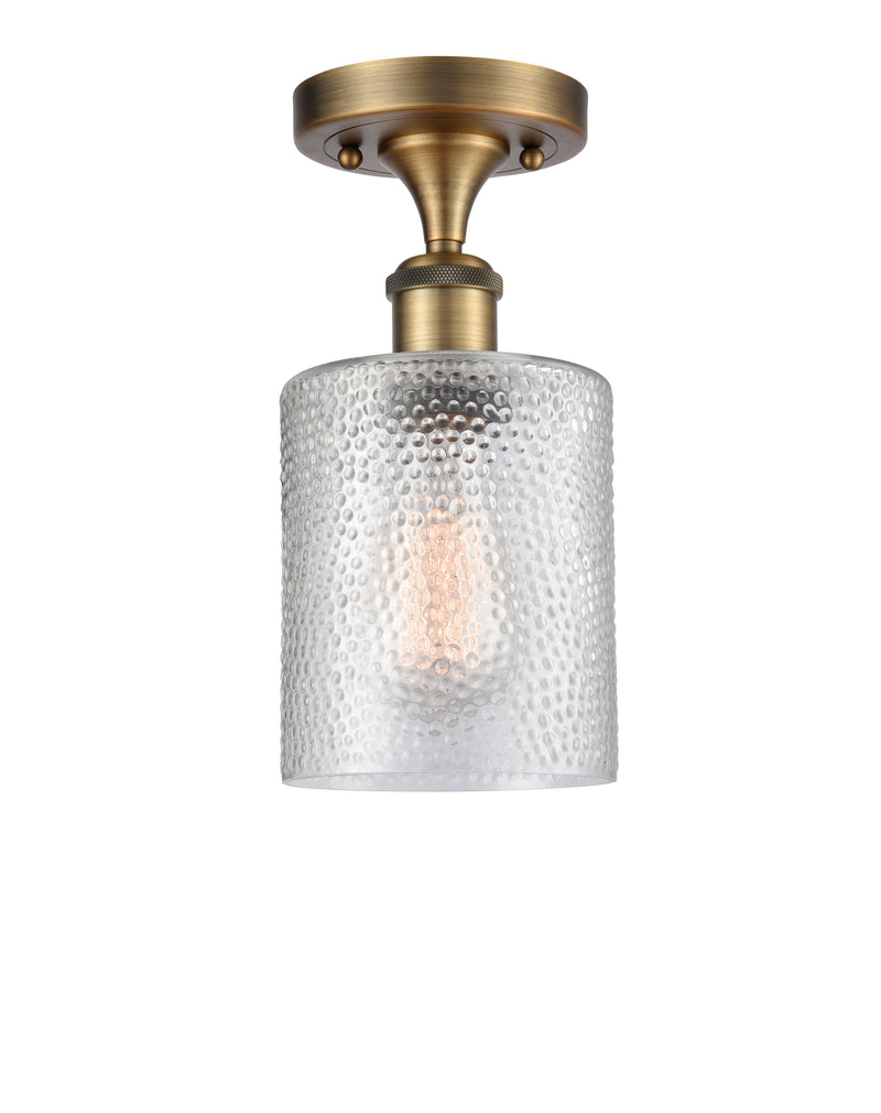 Innovations Lighting Cobbleskill 1 Light Semi-Flush Mount Part Of The Ballston Collection 516-1C-BB-G112-LED