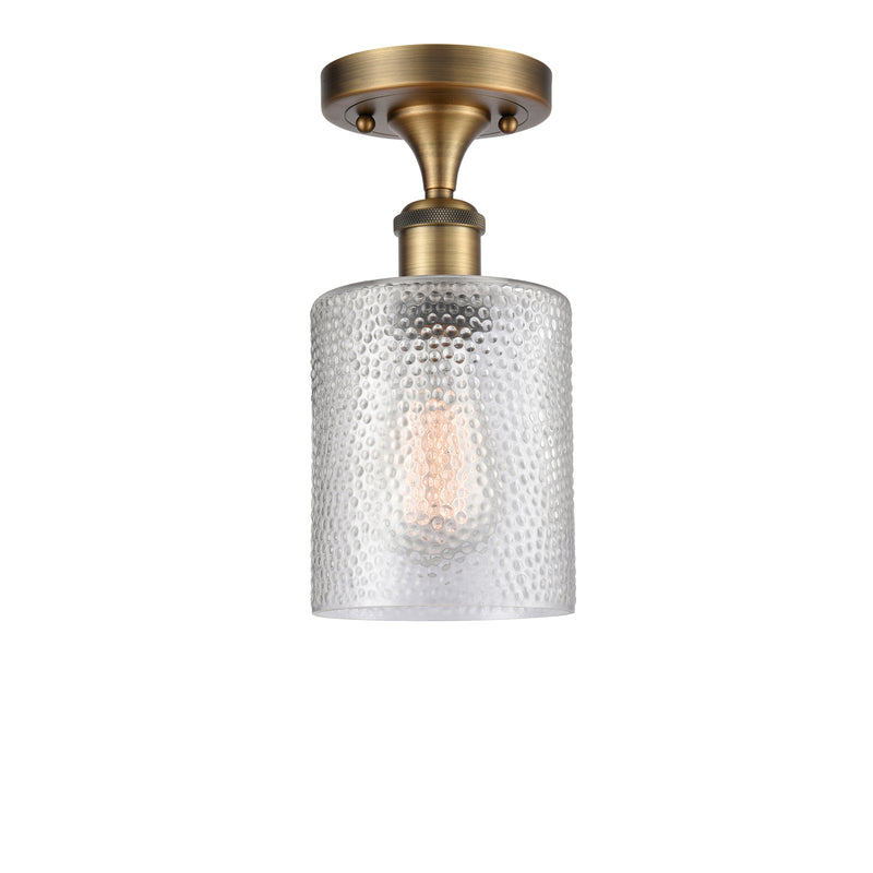 Innovations Lighting Cobbleskill 1 Light Semi-Flush Mount Part Of The Ballston Collection 516-1C-BB-G112