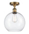 Innovations Lighting Athens 1 Light 10" Semi-Flush Mount 516-1C-BB-G122-10-LED