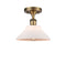 Innovations Lighting Orwell 1 Light Semi-Flush Mount Part Of The Ballston Collection 516-1C-BB-G131-LED