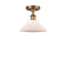 Innovations Lighting Orwell 1 Light Semi-Flush Mount Part Of The Ballston Collection 516-1C-BB-G131