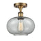Innovations Lighting Gorham 1 Light Semi-Flush Mount Part Of The Ballston Collection 516-1C-BB-G247