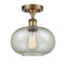 Innovations Lighting Gorham 1 Light Semi-Flush Mount Part Of The Ballston Collection 516-1C-BB-G249