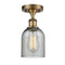 Innovations Lighting Caledonia 1 Light Semi-Flush Mount Part Of The Ballston Collection 516-1C-BB-G257