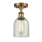 Innovations Lighting Caledonia 1 Light Semi-Flush Mount Part Of The Ballston Collection 516-1C-BB-G259
