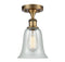 Innovations Lighting Hanover 1 Light Semi-Flush Mount Part Of The Ballston Collection 516-1C-BB-G2812-LED
