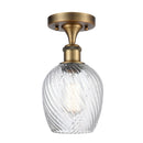 Innovations Lighting Salina 1 Light Semi-Flush Mount Part Of The Ballston Collection 516-1C-BB-G292