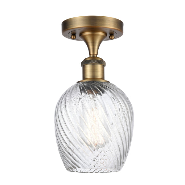 Innovations Lighting Salina 1 Light Semi-Flush Mount Part Of The Ballston Collection 516-1C-BB-G292