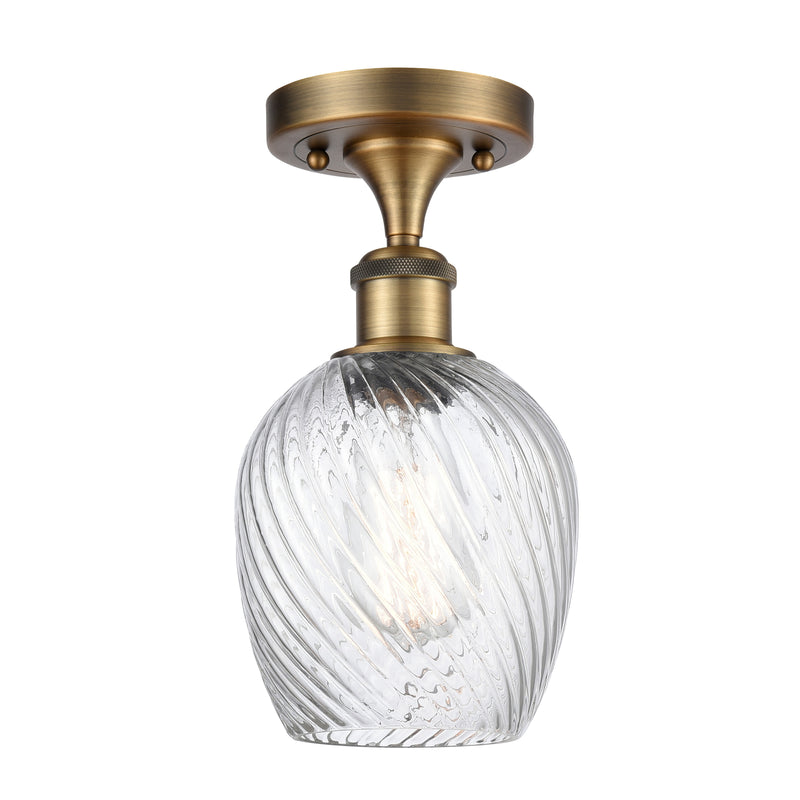 Innovations Lighting Salina 1 Light Semi-Flush Mount Part Of The Ballston Collection 516-1C-BB-G292