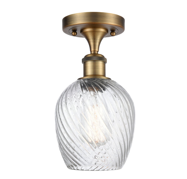 Innovations Lighting Salina 1 Light Semi-Flush Mount Part Of The Ballston Collection 516-1C-BB-G292-LED