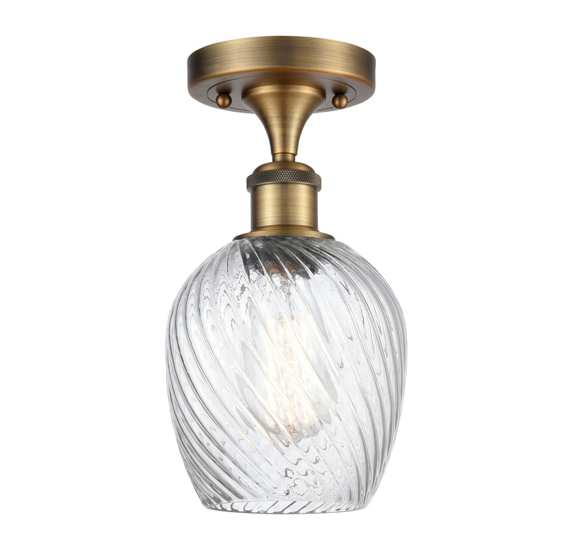 Innovations Lighting Salina 1 Light Semi-Flush Mount Part Of The Ballston Collection 516-1C-BB-G292-LED