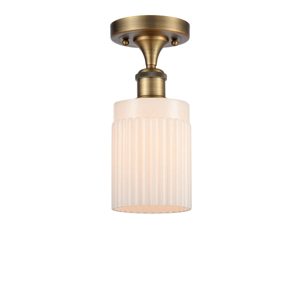 Innovations Lighting Hadley 1 Light Semi-Flush Mount Part Of The Ballston Collection 516-1C-BB-G341