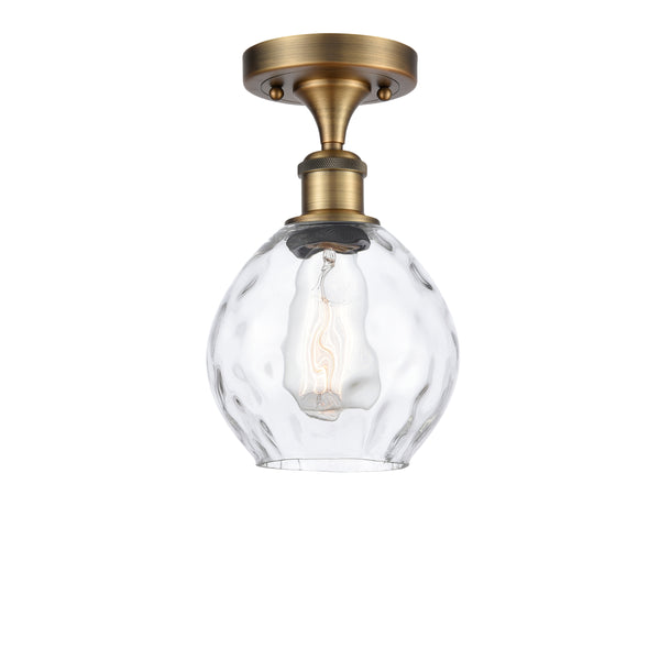 Innovations Lighting Small Waverly 1 Light Semi-Flush Mount Part Of The Ballston Collection 516-1C-BB-G362