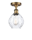 Innovations Lighting Small Waverly 1 Light Semi-Flush Mount Part Of The Ballston Collection 516-1C-BB-G362-LED