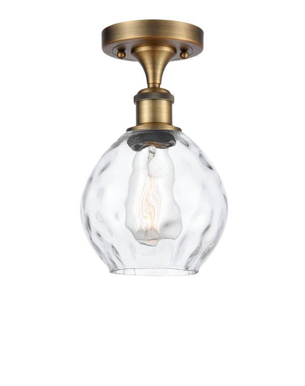 Innovations Lighting Small Waverly 1 Light Semi-Flush Mount Part Of The Ballston Collection 516-1C-BB-G362-LED