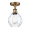 Innovations Lighting Small Waverly 1 Light Semi-Flush Mount Part Of The Ballston Collection 516-1C-BB-G362-LED
