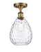 Innovations Lighting Large Waverly 1 Light Semi-Flush Mount Part Of The Ballston Collection 516-1C-BB-G372-LED