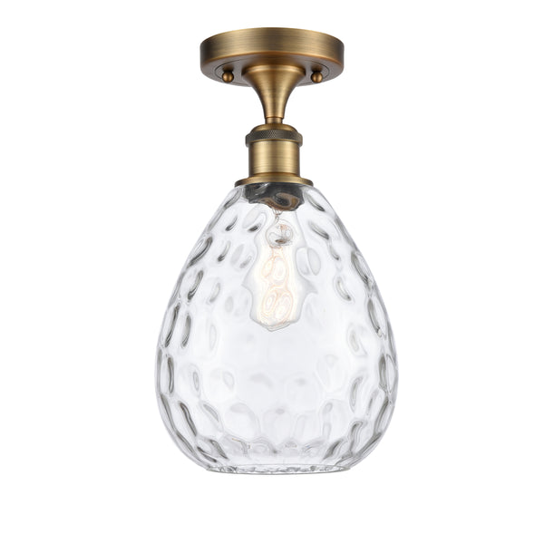 Innovations Lighting Large Waverly 1 Light Semi-Flush Mount Part Of The Ballston Collection 516-1C-BB-G372