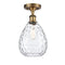 Innovations Lighting Large Waverly 1 Light Semi-Flush Mount Part Of The Ballston Collection 516-1C-BB-G372