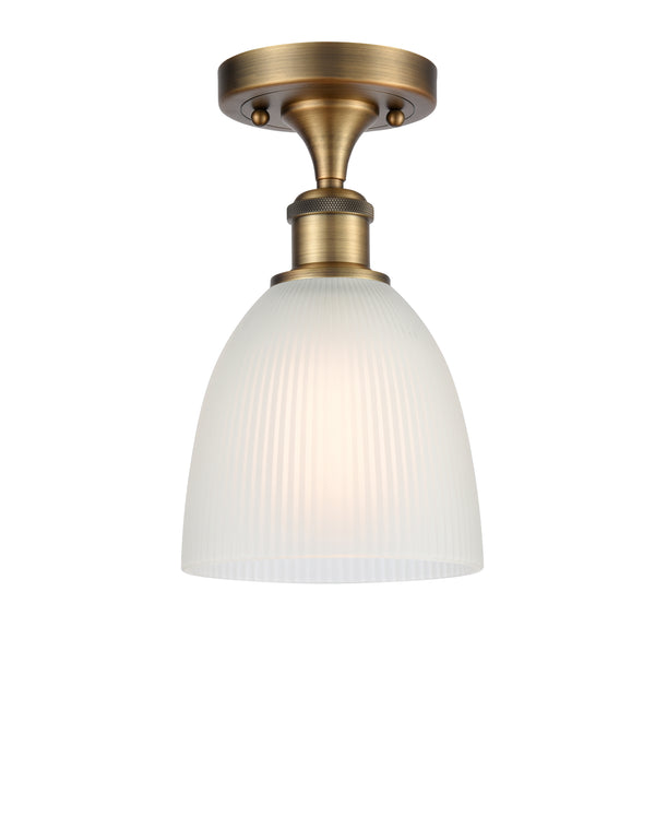 Innovations Lighting Castile 1 Light Semi-Flush Mount Part Of The Ballston Collection 516-1C-BB-G381-LED