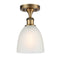 Innovations Lighting Castile 1 Light Semi-Flush Mount Part Of The Ballston Collection 516-1C-BB-G381-LED